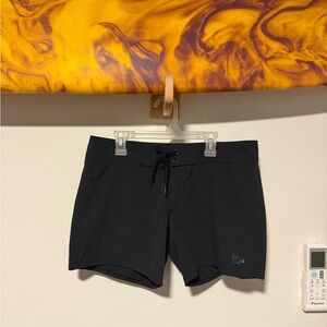 Honolua Surf Co Woman’s Black Swim Surf board shorts